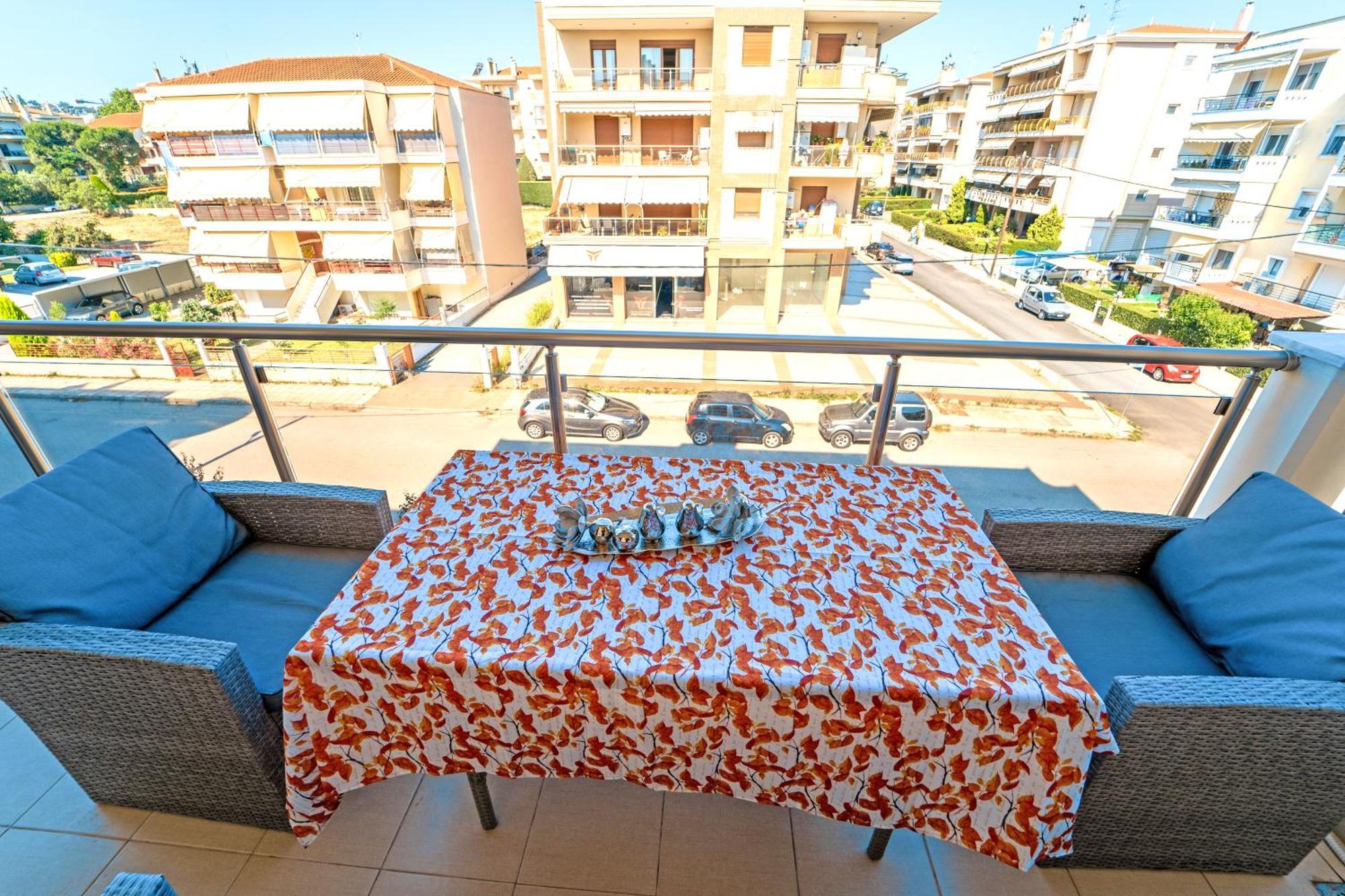 Luxury And Sunny Apartment 250 Mts From The Beach!! Peraía Esterno foto